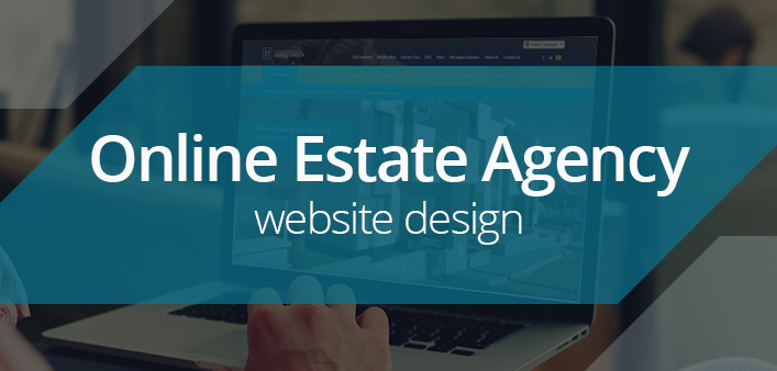 Online estate agency website design